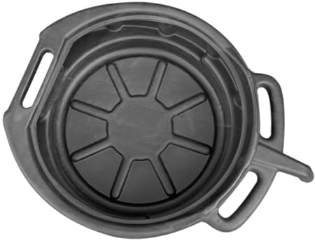 CLISPEED Bacinella di Raccolta Olio Automobilistica in PE da 8l, Vaschetta per Cambio e Manutenzione Veicoli, Strumento Compatto per Auto e Moto, Recipiente Resistente per Officina e Fai da Te