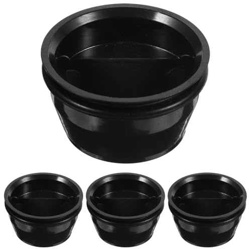 LIFKOME 4 unidades de desagüe de suelo, prevención de reflujo, núcleo de aguas residuales, colador de desagüe de ducha, con cierre de olor, para baño, cocina, lavadero, fácil instalación, 5,00 x 5,00