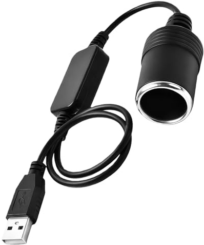 1PCS Universal 12V/1A Adapter Zigarettenanzünder USB Für Allume Cigare | 35cm Allume Cigare USB Stecker Adapter, Adaptateur Prise Allume Cigare secteur Für Auto Für Dashcam GPS kleine Kfz Geräte (1)