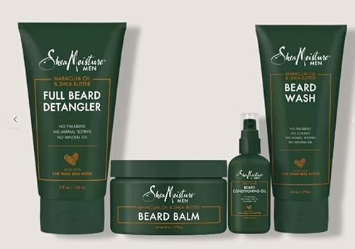 Sheamoisturre Complete Beard Styling Set - Maracuja & Shea Oils x 4