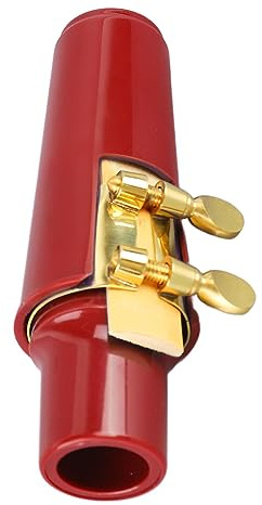 aqxreight Kit d'embout de Saxophone Alto, Accessoires pour Musiciens, Amateurs de Musique, Remplacement de Saxophone Portable (rouge)