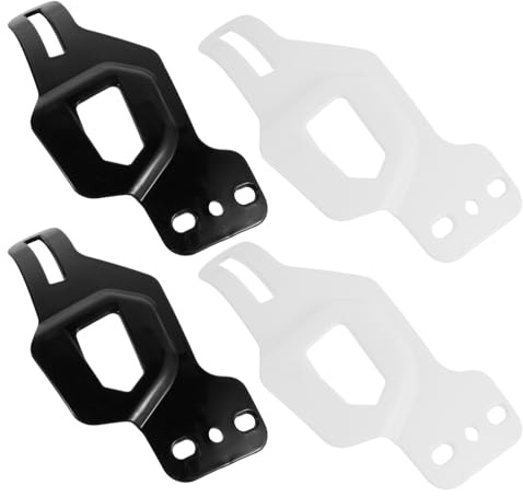 CLISPEED Cache-Oreilles détachables pour Casque de Hockey Glace, 2 Paires en matériau PP à Structure Double Couche, Confort léger, compatibles avec Casques universels, idéaux pour