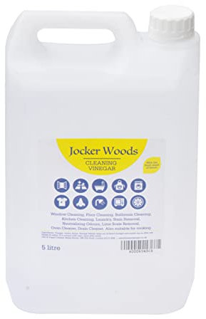 Pack of 2 (2x5 Litre) Jocker Woods Cleaning Vinegar with The Fresh Smell of Lemon