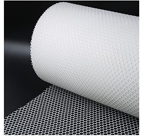 PBZLL Weißer Maschendraht-Maschendraht aus Kunststoff, sechseckiger Zaun für Gartenarbeit, Geflügelzäune, Maschendrahtrahmen für Handwerk, Blumennetz, zuschneidbar (Size : 1x15m/3.2x49ft)