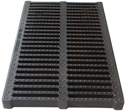 Griglia canaletta per canaletta scolo acqua piovana canale drenaggio griglia grondaia per scarico terrazzo esterno pavimento (500x250x30mm 1.2T massimo)