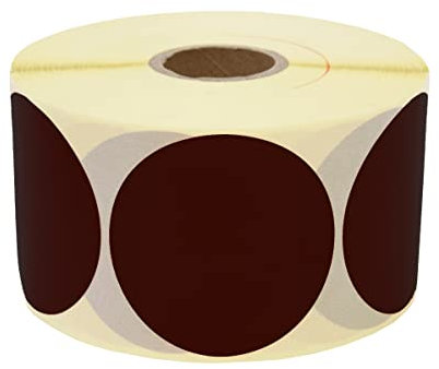 Prolac Markierungspunkte – 1000 Stück Bunte Klebepunkte auf Rolle (Schwarz, 25x25 mm)