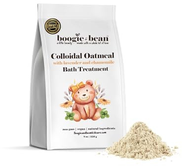 Baby Oatmeal Bath, Colloidal Oatmeal and Lavender for Baby and Kids Itchy Skin, Bath Treatment for Eczema Relief