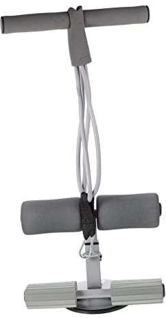 TOYANDONA Sit Up Bar with Suction Cups and Resistance Bands Portable Crunches Aid for Home Workouts Abdomen Exerciser for Fitness Enthusiasts