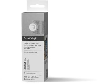 Cricut Smart Vinyl Permanent Joy 14x122cm 1 Sheet (Shimmer Silver)