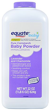 Equate Pure Cornstarch Baby Powder With Lavender and Chamomile, 22oz by Judastice