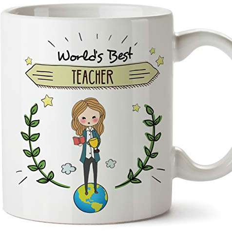 Mugffins Teacher Original Mug Cup World's Best Teacher – 325 ml keramik