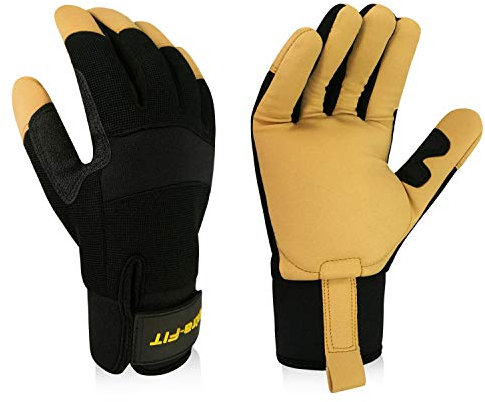 Intra-FIT Professional Anti-Vibration Glove EN ISO 10819: 2013 / A1: 2019 & EN 388:2016 Certified, Reinforced Palm and Thumb, Ideal For Road Breakers, Sanders, Grinders and Chipping Hammers