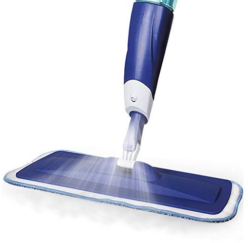 QMMD Reinigungs-Spray-Mopp, Bodenwischer mit Nachfüllbarer Flasche - 360-Grad-Schleudern, das Spray mopp Sprüht - für Haus