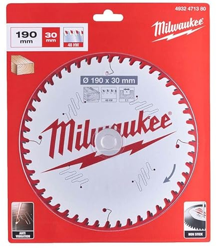 MILWAUKEE 4932471380 Universal Saw Blade 48 Teeth 2.1 x 190 mm