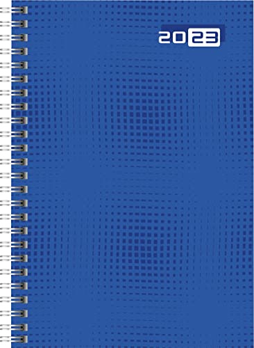 rido/idé Wochenkalender Modell futura 2 2023 Blattgröße 14,8 x 20,8 cm blau