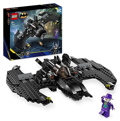 LEGO 76265 DC Batwing: Batman vs. The Joker, ikonisches Flugzeug-Spielzeug aus dem Film von 1989 mit 2 Minifiguren, klassisches Superhelden-Set, Geburtstagsgeschenk für Kinder, Jungen, Mädchen