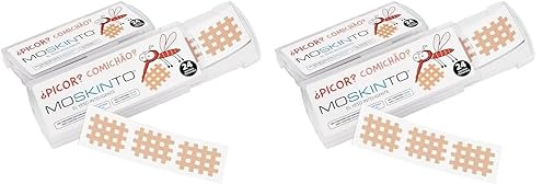 MOSKINTO - Parches contra el picor de las picaduras de mosquito, 24 Piezas de Parches Antimosquitos Adultos, Antimosquitos Bebe y Antimosquitos Niños, Picaduras Mosquitos Alivio (Paquete de 2)