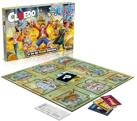 WINNING MOVES - CLUEDO ONE Piece- Gesellschaftsspiel - Brettspiel - französische Version