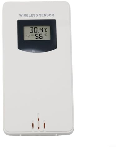 Wireless Sensor for FanJu 3378 Weather Station Extend Your Monitoring Range(white)