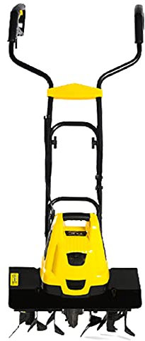 Motozappa/coltivatore Elettrico con Cavo, coltivatore Elettrico da Giardino, Larghezza di Lavorazione 1500 W 32 cm/Larghezza di Lavorazione 2400 W 48 cm, Giallo