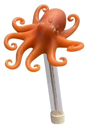 Baoblaze Schwimmendes Poolthermometer, Wassertemperaturmessgerät, lustig, für drinnen und draußen, tragbar, leicht abzulesen, für Bad, Angeln, Teich, Dusche, 12x16.5cm