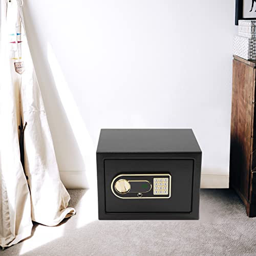 Safe Tresor Feuerfest 22L, Digitaler Tresor Klein mit Feuerfester Wasserdicht Geldtasche, Großer Möbeltresor mit Innenschrank,Tresor Feuerfest Wasserdicht für Bargeld Schmuck A4 Dokumente