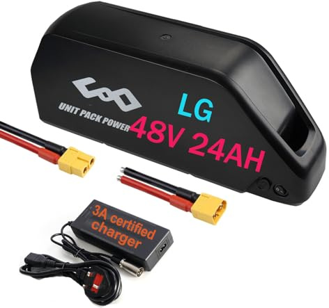 Ebike battery 48V 24AH LGcell Lithium battery 40A BMS for 48V 1500W 1000W 750W 500W Motor, Ba fang, AW, most Ebike conversion kit