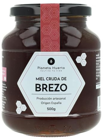 Miel brut de bruyère planète potager 500 g