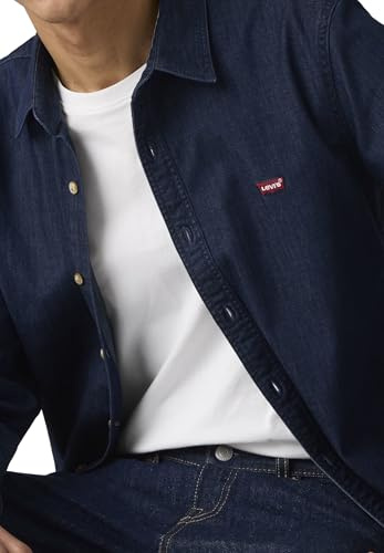 Levi's Men's Long-Sleeve Battery Housemark Slim Shirt