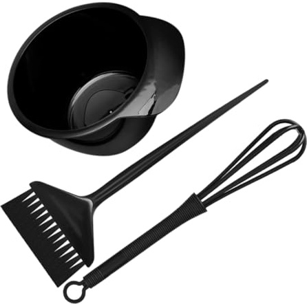 WEKADRIN Haarfärbepinsel Haarfärbeschale Und Rührstab Für Professionelle Haarfarbe-anwendung Im Salon Hause Aus Robustem Material Einfach Zu Reinigen Und Wiederverwendbar