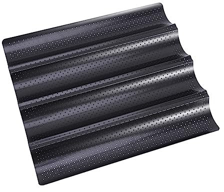 Holibanna 1pezzi Stampo Per Pane Scomparti Teglia Da Forno Antiaderente Per Pane Francese Stampo Da Forno Fessure Teglia Per Cottura