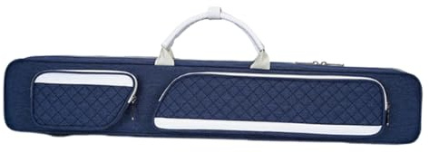 Folpus Custodia per Stecca da Biliardo, Custodia per Trasporto, Maniglia Portatile, Borsa Porta-Asta da Biliardo, Blu
