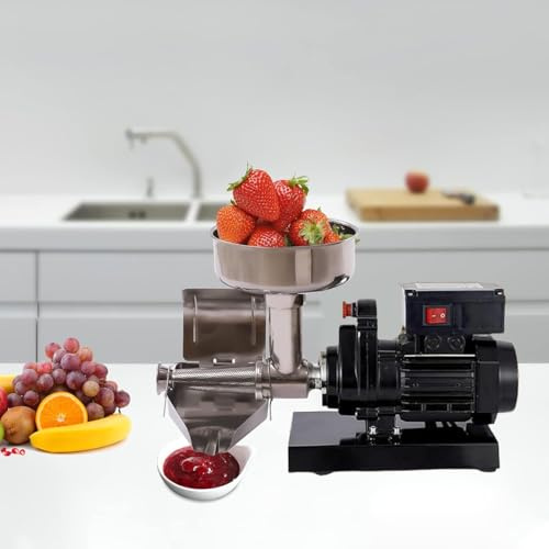 XSDAJSD Presse à tomates électrique, Presse à purée Commerciale pour purées et sauces tomates Maison