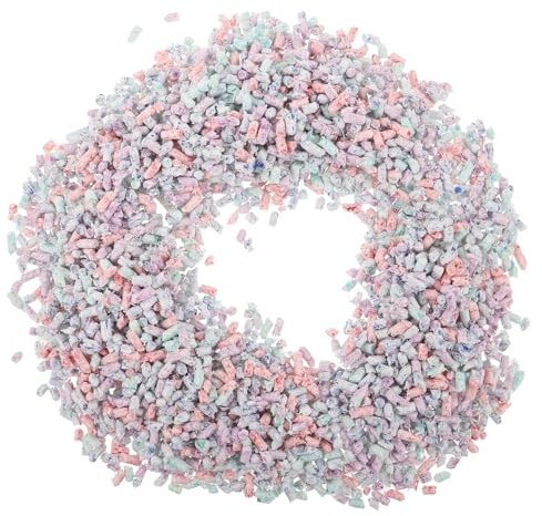 FIXOSHEE Ropa de Cama Transpirable para Hámsteres y Pequeños Animales, Sustrato de Papel Absorbente, 1 Kg Multicolor, para Jaulas y Hábitats de Conejos y Jerbos