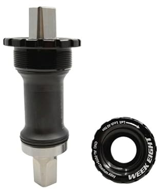 Zpengtai Movimento Centrale Perno Quadro for Bici Pieghevole 68mm Foro Quadrato Movimento Centrale in Lega di Titanio ASSE 103mm 107mm 110mm 113mm 119mm Mountain Bike(68mm x 113mm)