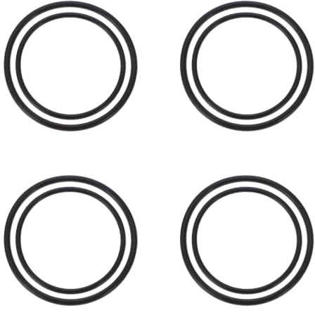 FUNOMOCYA Fixateur, Vélo Support de Chronomètre de Silicone en Noir Facile à Installer, Léger et Résistant Pack de 8 Pièces Routes Accidentées