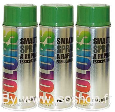 Dupli Color Farbspray Blattgrün RAL 6002 Spray, 3 x 400 ml