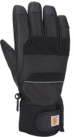 Carhartt Men's Waterproof Thermal-Lined Secure Cuff Glove, Black, XX-Large