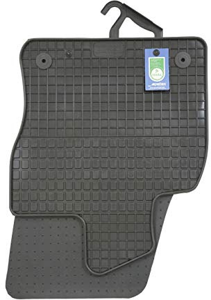 Petex 61810 Fußmatten Set Gummimatten Vorne und Hinten schwarz