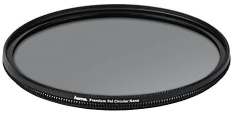 Hama Polarisationsfilter (Zirkularpolarisierung, Oberglas, Gewindedurchmesser 67 mm, Rahmenstärke 4,5 mm, Vordergewinde, NSC18 (Nano Super Coated 18 Lagen) schwarz