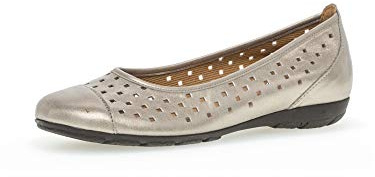 Gabor Ballerines sportives pour femme, Beige Mutaro 62, 38.5 EU