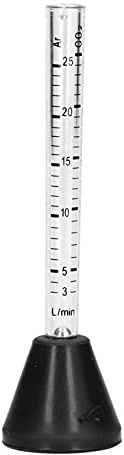 Gasflödesmätare, 0–25L Flödesmätare Dual Scale Co2 Argon Flow Meter Regulator, Svetsflödesmätare för Mig Tig Svetsbrännare