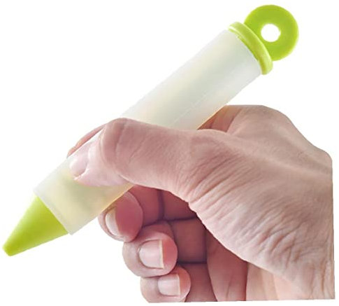 TOSSPER Silicone Food Writing Pen Chocolate Cake Decorating Tools Cream Cup Icing Piping Green