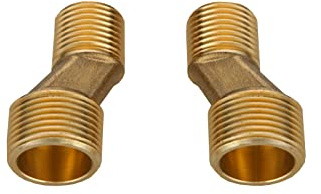 BiaoTeng Excentricas Grifo Ajustable,Reductor Laton 3/4 A 1/2,Accesorios Para Grifo De BañEra,Excentricas Grifo Corta,Excentricas Grifo Ducha,dorada A