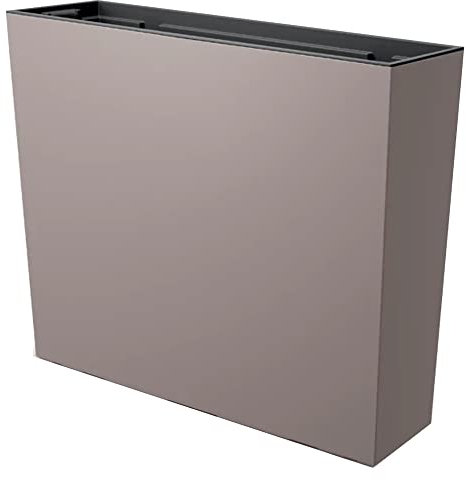 Jardinera para balcón urbi Case, con depósito, Dimensiones (mm) 580x180x498, Color Mocca