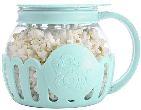 Demsyeq 2.13L Máquina Para Hacer Palomitas De Maíz Popcorn Pot Palomitero Microondas Silicona Palomitas De Maíz Para Microondas Poppe De Aire Vidrio De Borosilicato Tazón Palomitas De Maíz Con Tapa