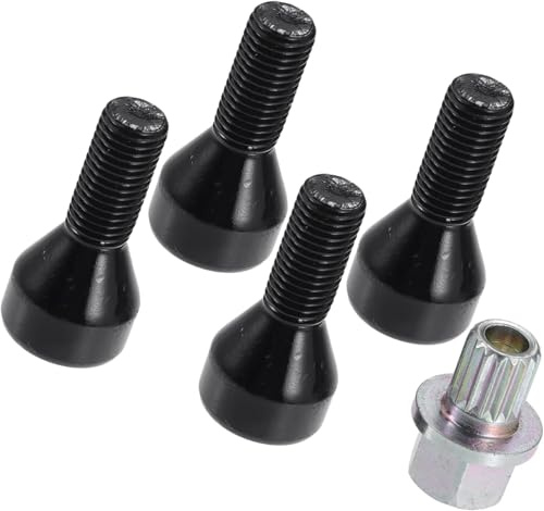 Dixhills Set di attrezzi per dadi di bloccaggio delle ruote M12 x 1,5, compatibile con serie 1/3/5/6, E88, E60, E90, ricambio per 36136786419, 36136764057, 36131180882