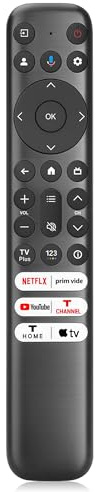 Upgrade replacement TCL TV remote control for TCL 4K LCD LED Smart TV - NO SETUP REQUIRED