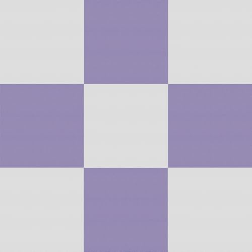NUFLR Vinyl Flooring Self Adhesive Floor Tile, Peel and Stick Floor Tile | Self Adhesive Waterproof slip-resistant Vinyl Tiles, 30X30cm, 20pcs(1.8m²), Light Purple White, Kitchen Bathroom Living Room