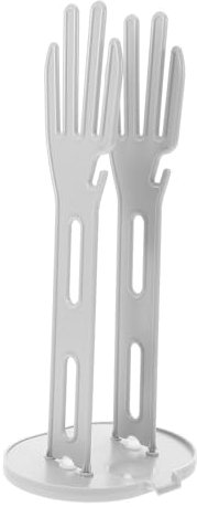 MAGICLULU Drying Rack for Kitchen Sink Plastic Glove Holder with Stable Design and Quick-Dry Feature Kitchen Glove Rack for Countertop Use and Storage
